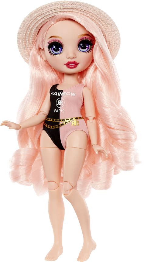 Best Buy: Rainbow High Pacific Coast Fashion Doll- Bella Parker (Pink ...