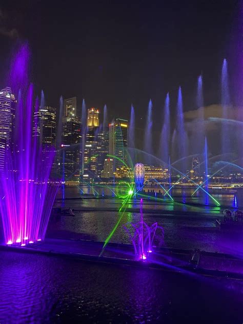 Marina Bay Sands Light Show - Singapore, Republic of Singapore