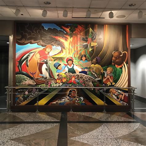 mural in Denver airport : r/StreetArtPorn