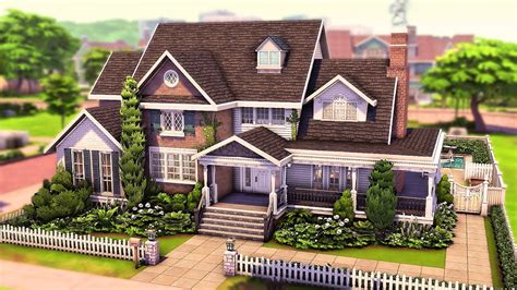 Huge Family Home | The Sims 4 Speed Build - YouTube