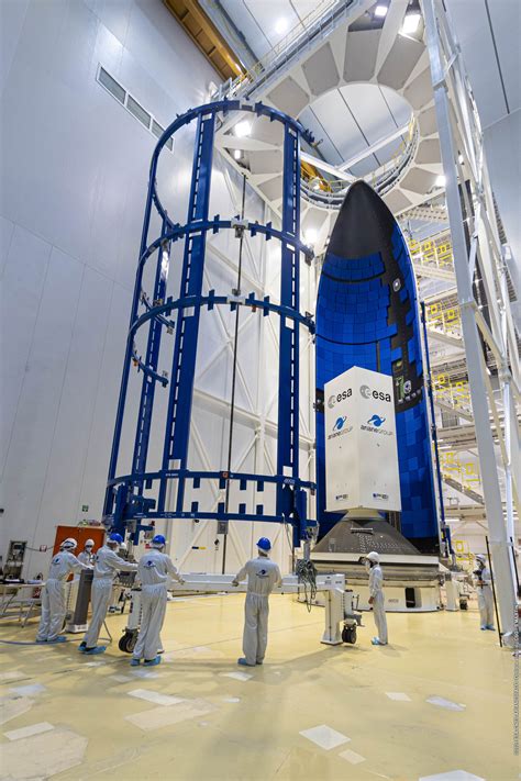 ESA - First Ariane 6 fairing at Europe’s Spaceport