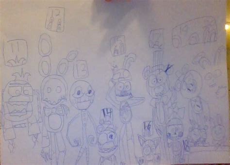 UCN Characters ( 2nd Row ) ( Reupload ) : r/fivenightsatfreddys