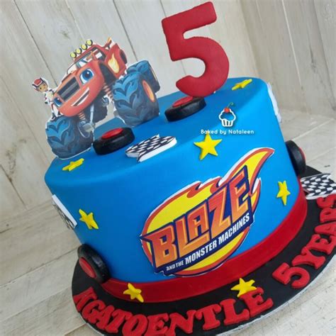 Blaze and Monster Truck Birthday Cake | Baked by Nataleen