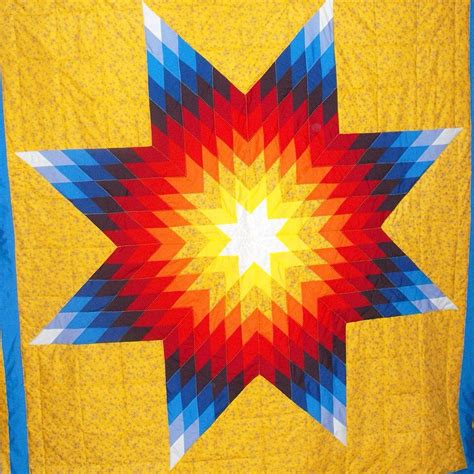 Printable Lakota Star Quilt Pattern