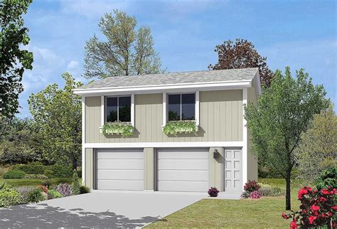 Plan 57064HA: 2 Car Garage Apartment | Garage apartment plans, Ranch ...