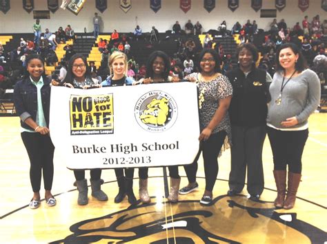 Anti-Defamation League | Burke High School becomes No Place for Hate ...