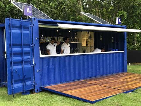 Container Absolut Projeto bar container itinerante sustentável, feito ...