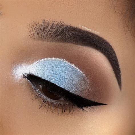 Blue Cut Crease Eye Makeup - Makeup Vidalondon