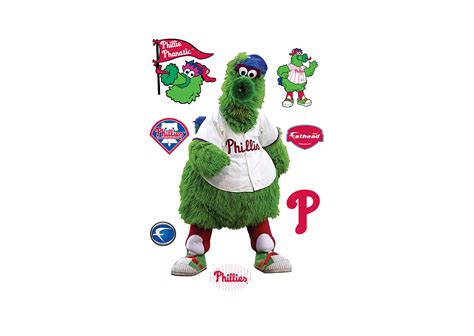 Philadelphia Phillies Mascot - Phillie Phanatic Wall Decal | Shop ...