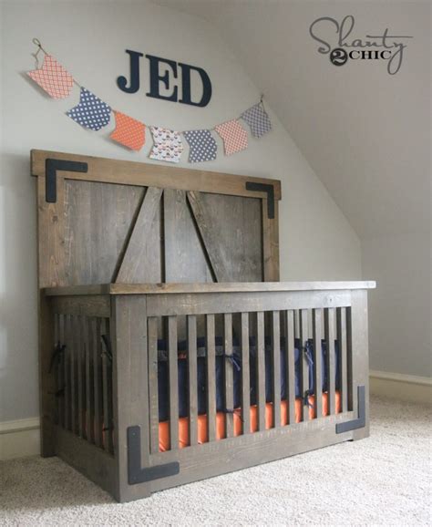 DIY Farmhouse Crib - Free Tutorial and Plans - Shanty 2 Chic