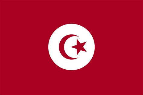 Flag of Tunisia, 2009 | ClipArt ETC