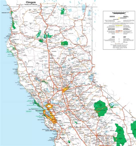 Map of Northern California