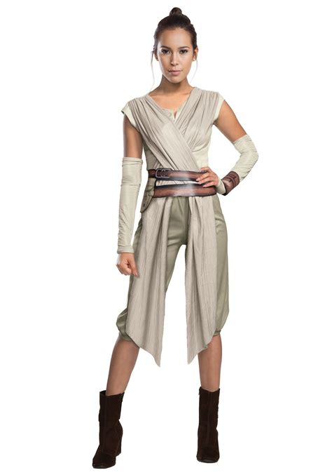 Adult Deluxe Star Wars The Force Awakens Rey Costume