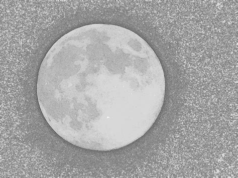 Moon Pencil Sketch at PaintingValley.com | Explore collection of Moon ...