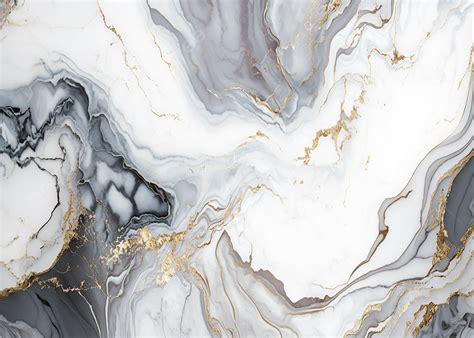 Marble Texture Black And White Gold Background, Marble, Black And White ...