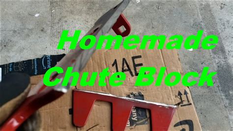 Homemade Chute Block - YouTube