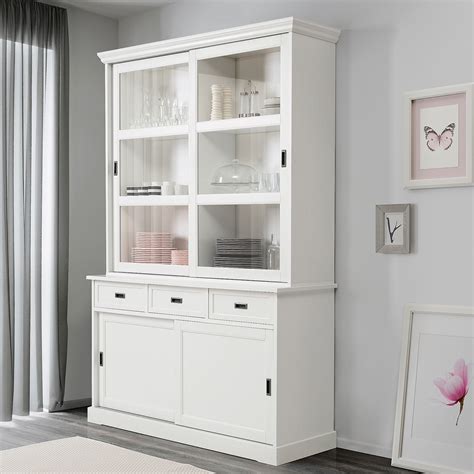 LARSFRID Buffet with top cabinet - white - IKEA