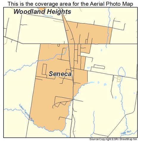 Aerial Photography Map of Seneca, PA Pennsylvania