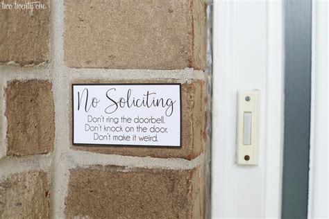 No Soliciting Sign - Free Printable