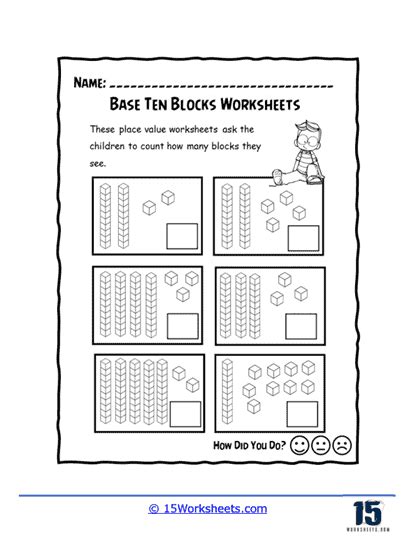 Base Ten Blocks Worksheets - 15 Worksheets.com