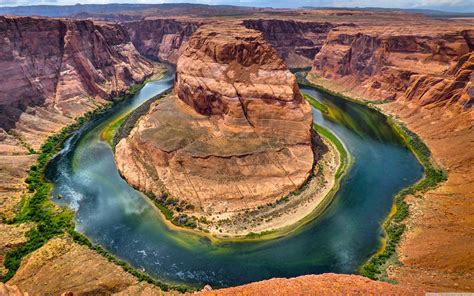 Horseshoe Bend Aerial View Wallpapers - Wallpaper Cave