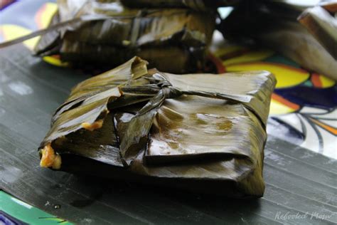 Vegetarian Banana Leaf Tamales Recipe