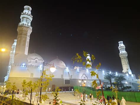 Medina, Saudi Arabia, Dec 2022 - Beautiful night view of Quba Mosque ...