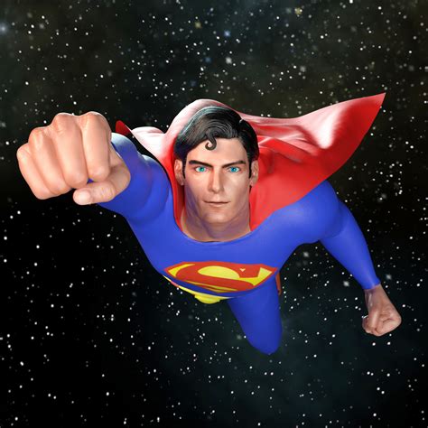 Superman Christopher Reeve Flying