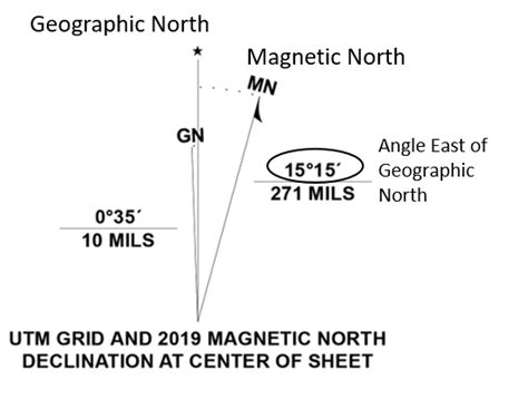 How To Calculate Magnetic Declination On A Topographic Map - Osiris New ...