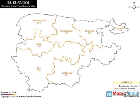 Kurnool Parliamentary Constituency Map, Election Results and Winning MP