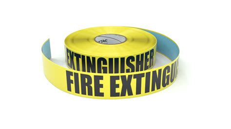 Fire Extinguisher - Inline Printed Floor Marking Tape | Creative Safety ...