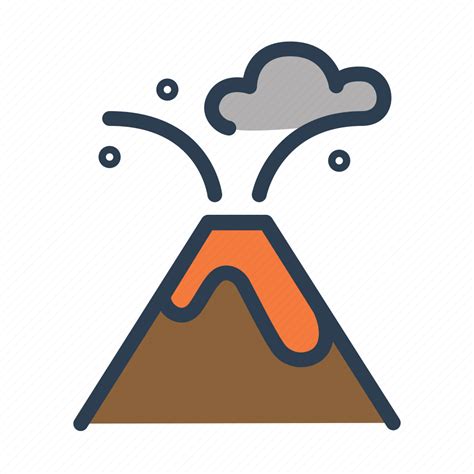 Danger, eruption, lava, outburst, volcano icon - Download on Iconfinder