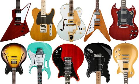 Electric Guitars Body Shapes and Styles