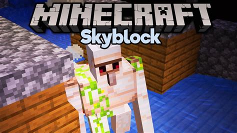 Skyblock Iron Farm! Minecraft 1.15 Skyblock (Tutorial Let's Play) [Part ...