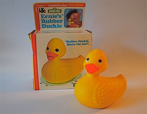 Sesame Street Ernie's Rubber Duckie by Knickerbocker Toys