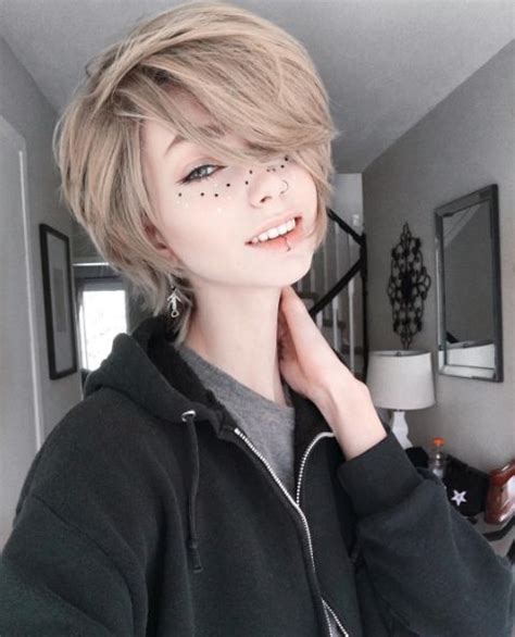 Grunge Pixie Cut Tumblr - Jelitaf