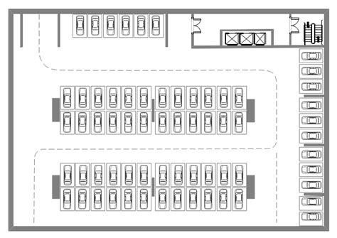 Free Indoor Parking Lot Plan Templates