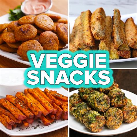 Veggie Snacks 4 Ways | Recipes