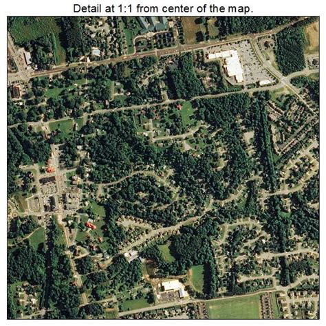 Aerial Photography Map of Holly Springs, NC North Carolina