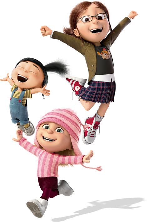 Margo, Edith, Agnes (Despicable Me series) | Agnes despicable me ...