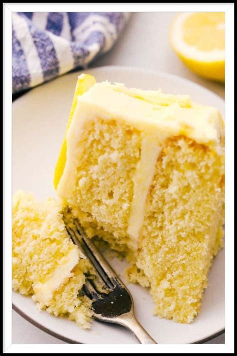 Lemon Cake - the best birthday cake | Lemon layer cakes, Homemade lemon ...