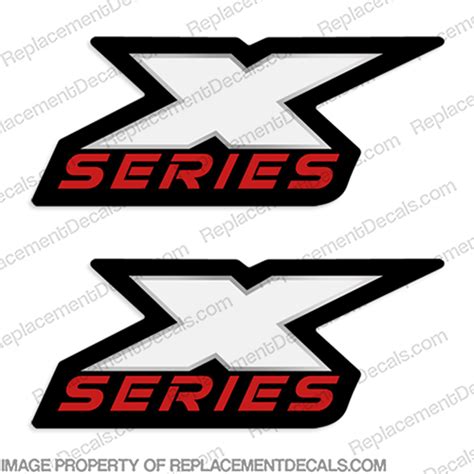 Triton X-Series Boat Logo Decals (Set of 2)