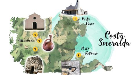 Costa Smeralda by map | Sardinia Magazine