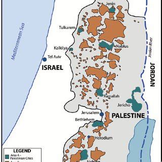 Map of Areas A, B, and C after Oslo II. | Download Scientific Diagram