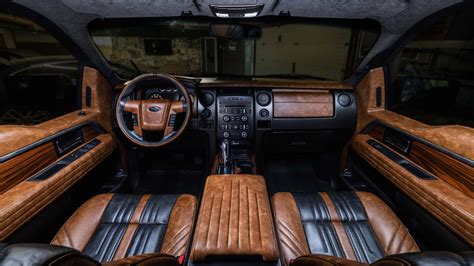 Ford F-150 Raptor Gets Complete Vintage-Style Interior Makeover By Vilner