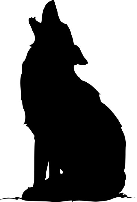 Gray wolf Coyote Silhouette Clip art - Silhouette png download - 1202* ...