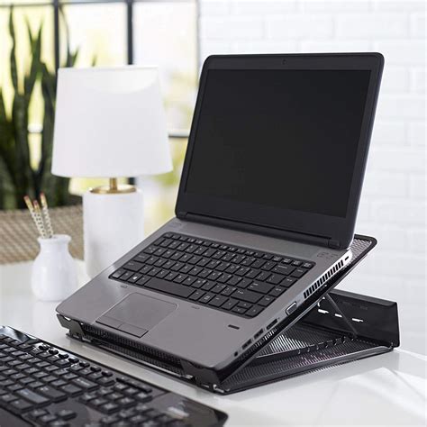 AmazonBasics Ventilated Adjustable Laptop Stand