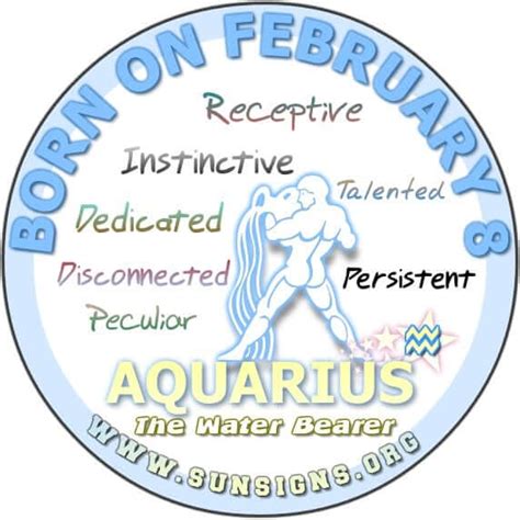 February 8 - Aquarius Birthday Horoscope Analysis & Personality Traits ...