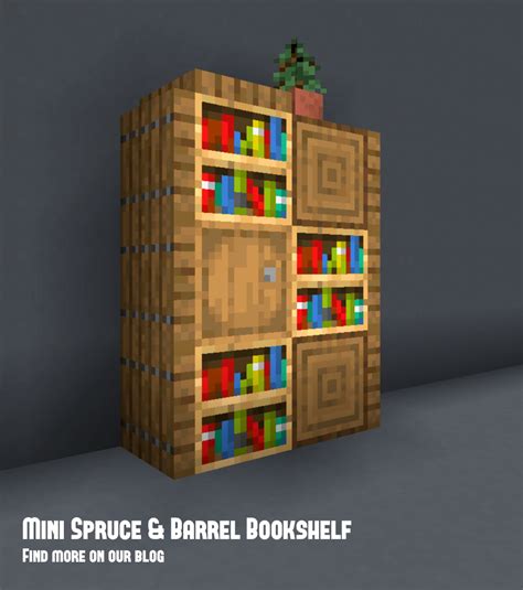 Minecraft Bookshelf Ideas