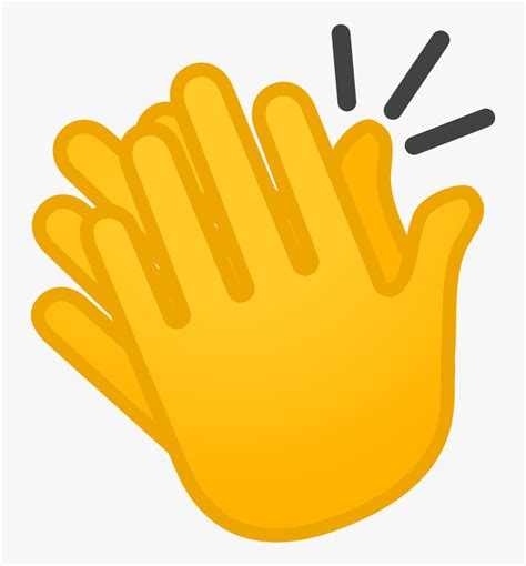 Clapping Emoji Png Transparent Free Transparent Clipart Clipartkey ...